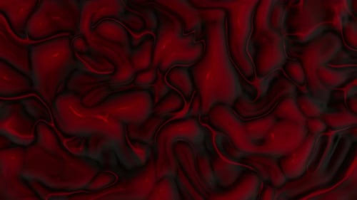 Abstract Red and Black Fluid Morphing Loop Background