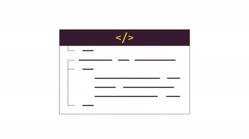 Code script line 2D object animation