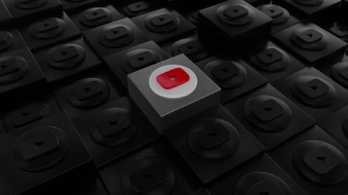 Fondo de cubo 3D de Youtube