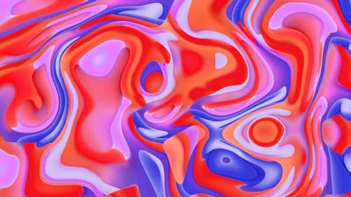 Vibrant Abstract Fluid Color Wave Background Animation