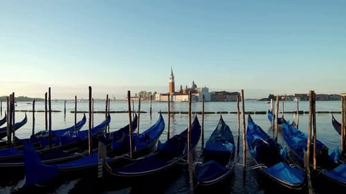 Waterfront Of Venice City In Italy