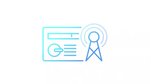 Animated Radio Gradient Icon