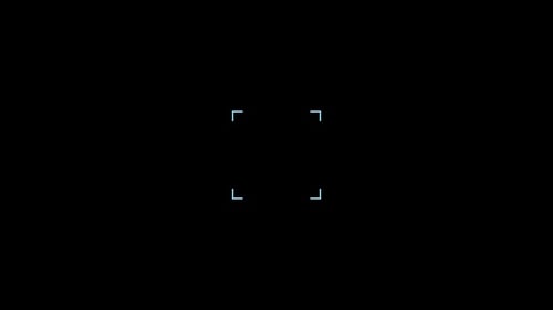 Coleção de interfaces: faça um loop ou expanda os quatro cantos de um quadrado no centro em um fundo escuro
