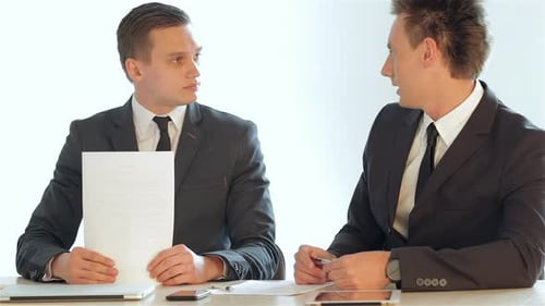 Businessmen Have Completed the Discussion