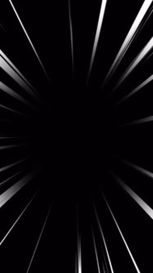 Dynamic Radiating Speed Lines Overlay Effect