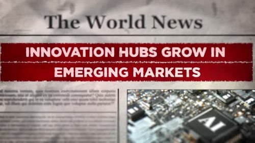 Grungy Newspaper Headline Text Reveal