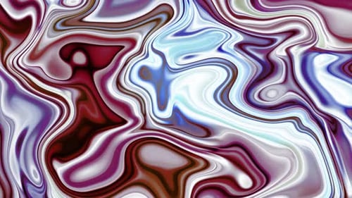 Abstract Fluid Liquid Marble Psychedelic Motion Background