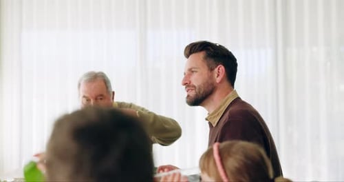 Family Meal Gathering at Home