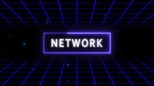 Netzwerk-Textanimation