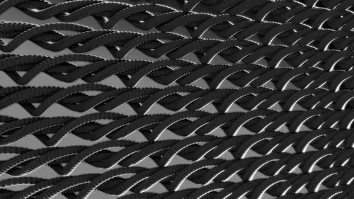 Animated Woven Ropes Seamless Loop Background