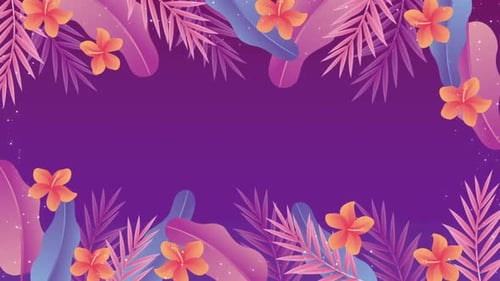 Sommerblatt-Hintergrundanimation