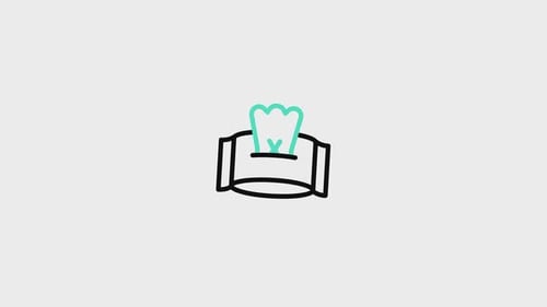 Flat Design Animated Wet Wipes Dispenser Icon