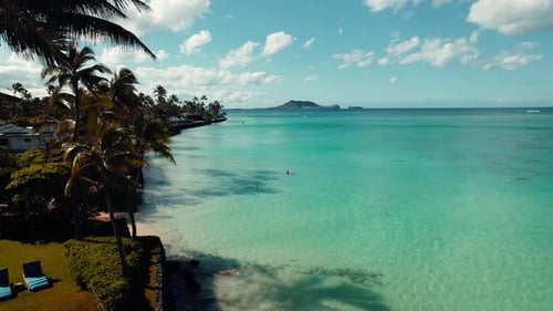 Praia de Lanikai Havaí Ilha de Oahu