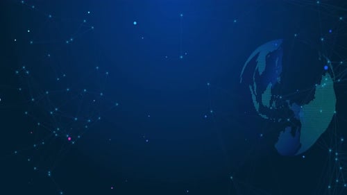Digitale Welt, Kryptowährung, Netzwerkkonzept, Blockchain-Daten, Internet-Sicherheitssystem, Computer