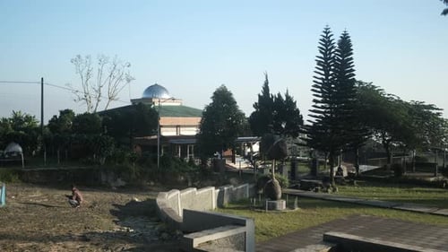 Village dans le centre de Java