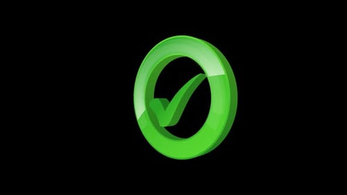 Check Right Mark Icon Loop