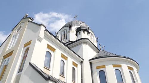 A47. Typical architecture of the Eastern European Orthodox Church.