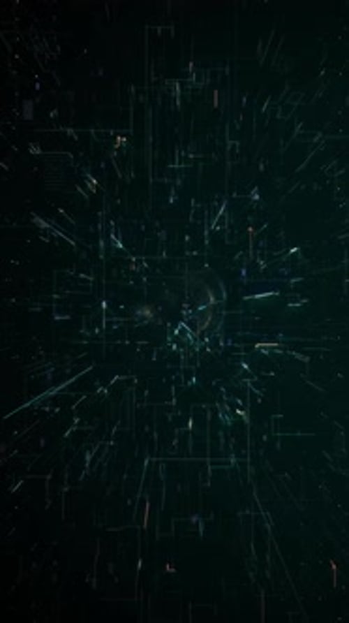 Vertical Video Scifi CG Animation Ambiance
