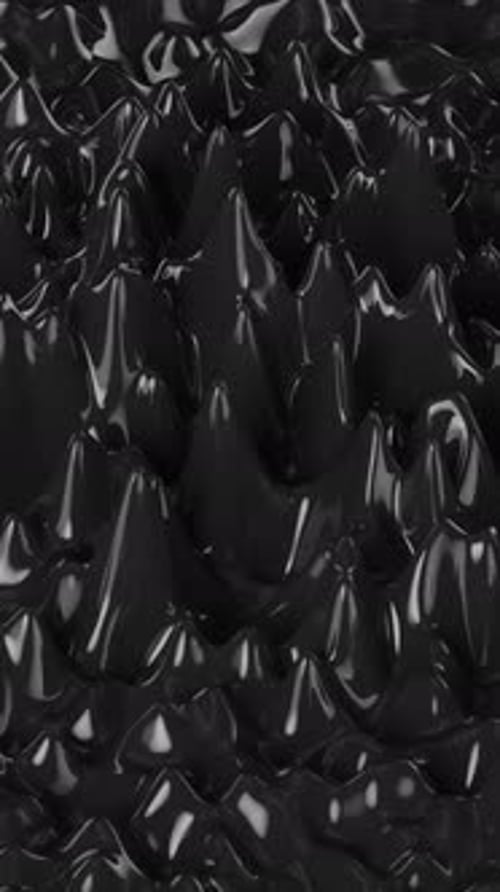 Abstract Dark Spikes Pulsating Fluid Loop Background