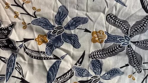 Indonesian batik cloth