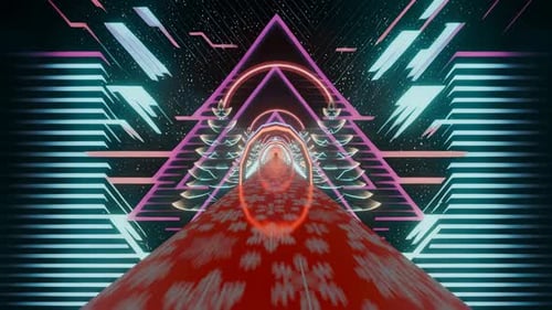 Fondo festivo con gráficos animados navideños en bucle