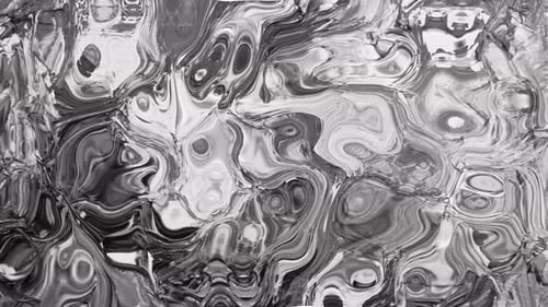 Abstract Fluid Metallic Ripples Background Loop