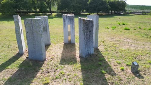 Stone pillars Monte