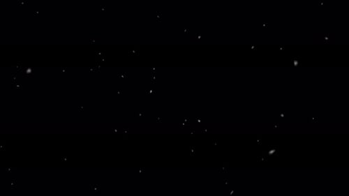 Snow Falling Flat Foreground