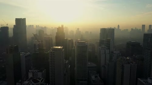 Vídeo em 4K de uma cidade nas Filipinas