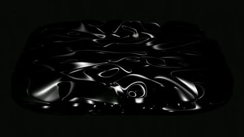 Hintergrund mit schwarzer Plasmaplatte, Reflexion, einzigartiges Design, exklusiver 3D-Render
