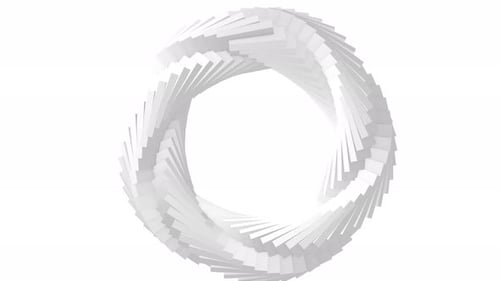 White circle background