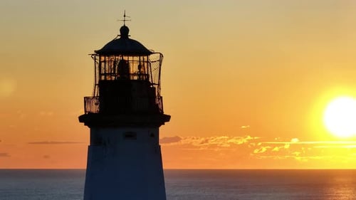 A Solitary Beacon in the Vast Ocean Expanse