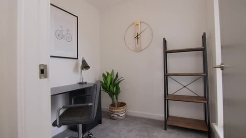 Morden working from a home office.