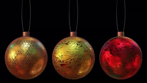 Boules de Noël avec Alpha Set 01