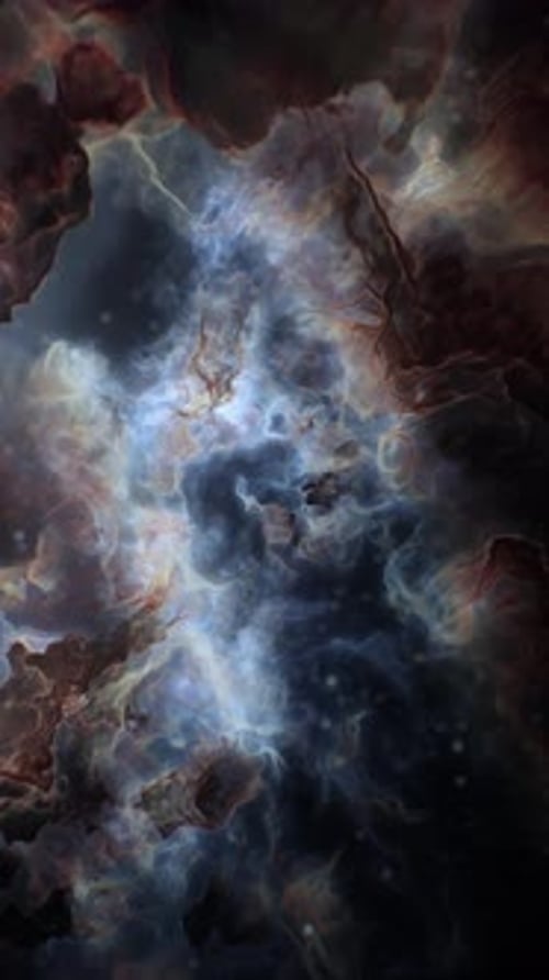Ein lebendiges und massives Objekt, das den Himmel beleuchtet