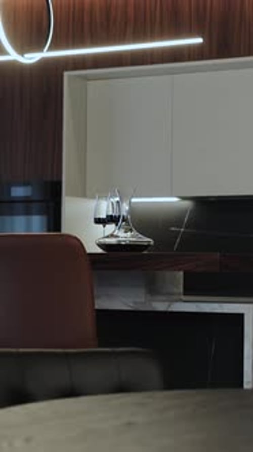 Modern Interior Design Featuring Rich Wood Accents