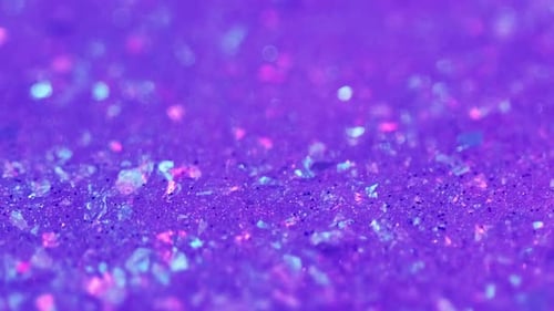 Close Up Shimmering Abstract Purple Texture