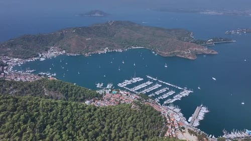 The Whole Fethiye Bay From Above, Turkey