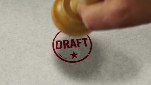 Draft project stamp and stamping loop