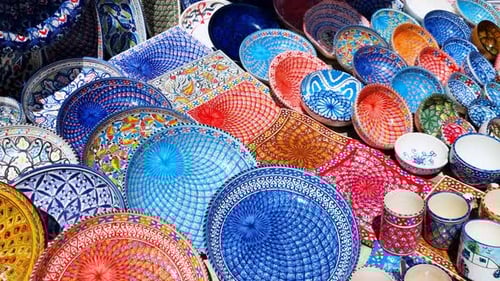 Vibrant Hand-Painted Ceramics: Art and Craftsmanship