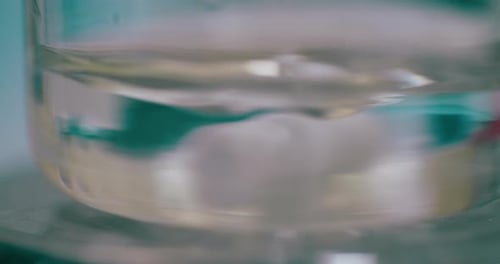 Liquid Stirring on Laboratory Hot Plate