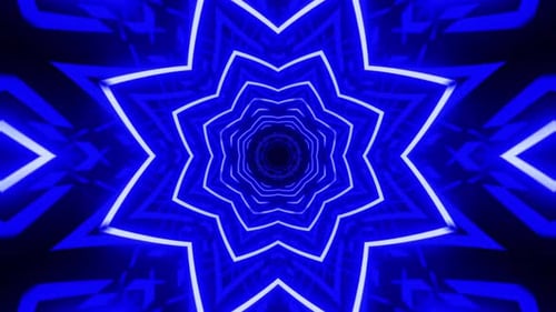 Neon Tunnel abstract background