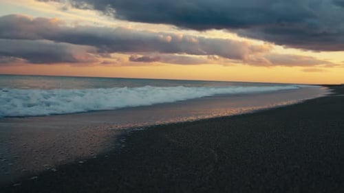 Sunning Sunset Over the Ocean
