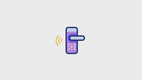 Smart Door Animated Icon