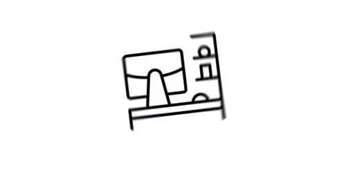Design Studio Flat Icon Animation With Seamless Loop and Alpha