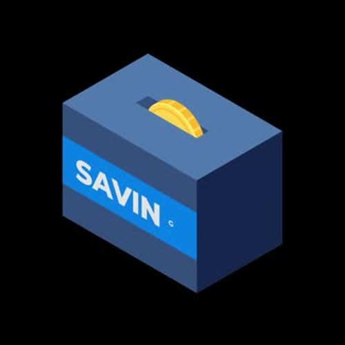 Saving Money Box Isometric Icon Video
