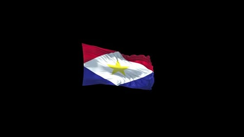 Bandera de Saba con canal alfa