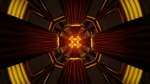 Vibrant Neon Lights Flash in a Rhythmic Disco Pattern in a Seamless VJ Loop