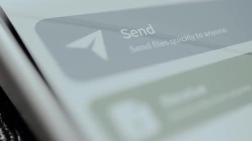 Option mit der Bezeichnung Schnelles Senden von Dateien an jeden zum digitalen Dateiaustausch