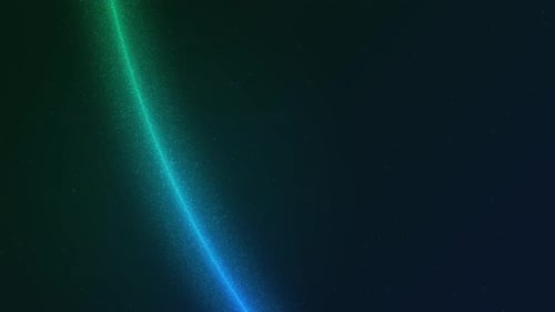 Dynamic Neon Glowing Particle Lines Abstract Background